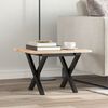 vidaXL Coffee Table Legs X-Frame 30x30x33 cm Steel