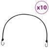 vidaXL Bungee Cords with Reflective Strips and Hooks 10 pcs 100 cm