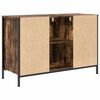 vidaXL Basin Cabinet with Drawers Smoked Oak 90x34.5x60 cm