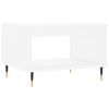 vidaXL Coffee Table White 60x50x40 cm Engineered Wood