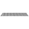 vidaXL Stair Tread Rectangular 4 pcs Silver 80 x 40 cm Aluminium