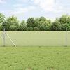 vidaXL Hexagon Fence Silver 0.4 x 100 m Galvanised steel