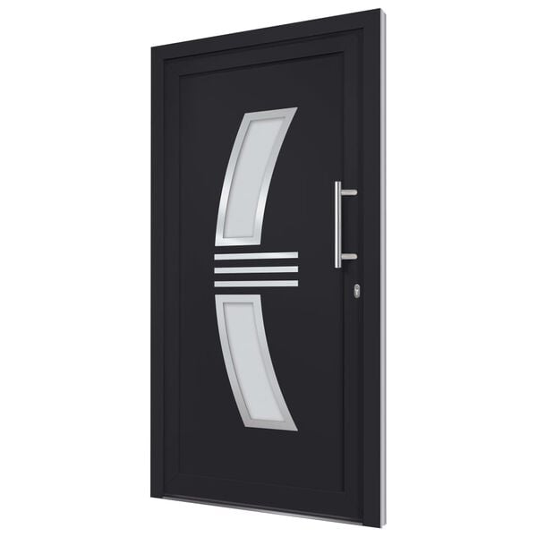vidaXL Front Door Anthracite 108x208 cm