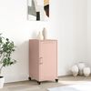 vidaXL Sideboard Pink 36x39x72 cm Steel