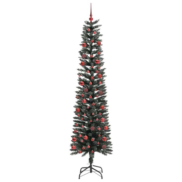 vidaXL Artificial Christmas Tree with 300 LEDs Green 58 x 58 x 210 cm