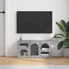 vidaXL TV Cabinet Grey Sonoma 80 x 35 x 40 cm Engineered Wood