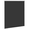 vidaXL Roller Blind Blackout Black 130x130 cm Fabric Width 126.6 cm Polyester
