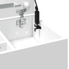 vidaXL Dressing Table with LED White 115x37x110.5 cm