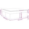 vidaXL Box Spring Bed with Mattress Pink 180x200 cm Velvet