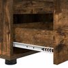 vidaXL TV Cabinet Smoked Oak 100 x 48 x 43 cm Engineered Wood