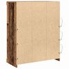 vidaXL LED Sideboard Old Wood 41 x 37 x 100 cm Engineered Wood