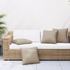 vidaXL Sofa Cushions 4 pcs Taupe 40x40 cm Fabric