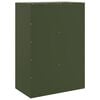 vidaXL Highboard Olive Green 67x39x95 cm Steel