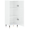 vidaXL Sideboard High Gloss White 34.5x34x90 cm Engineered Wood