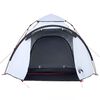 vidaXL Camping Tent Dome 3-Person White Blackout Fabric Quick Release