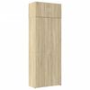 vidaXL Storage Cabinet Sonoma Oak 80x42.5x225 cm Engineered Wood