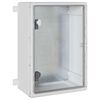 vidaXL Control Cabinet Grey 42 x 19.5 x 50 cm ABS Plastic