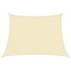 vidaXL Sunshade Sail 160 g/m&sup2; Cream 4/5x3 m HDPE