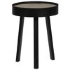 vidaXL Coffee Table Concrete Top 40x55 cm