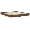vidaXL Bed Frame without Mattress Brown Oak 180x200cm Engineered Wood