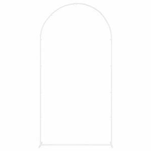 vidaXL Wedding Arch White 100 x 39 x 200 cm Steel