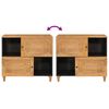 vidaXL Sideboard Light brown 33.5 x 80 x 75 cm
