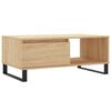 vidaXL Coffee Table Sonoma Oak 90x50x36,5 cm Engineered Wood