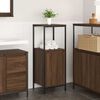 vidaXL Bathroom Cabinet with Shelves Brown Oak 36x35x95 cm