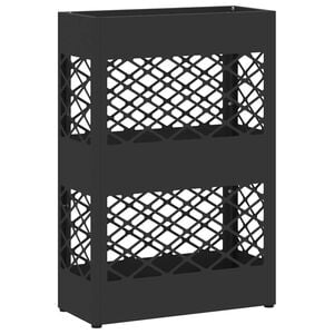 vidaXL Umbrella Stand Black 28 x 12 x 41 cm Steel