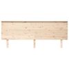 vidaXL Bed Headboard 204x6x82.5 cm Solid Wood Pine
