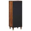 vidaXL Highboard with Shelf Brown 40 x 33 x 110 cm Solid Mango Wood
