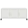 vidaXL TV Cabinet White 100.5x39x43.5 cm Steel