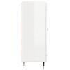 vidaXL Sideboard High Gloss White 69.5x34x90 cm Engineered Wood