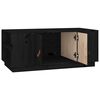 vidaXL Coffee Table Black 100x50x41 cm Solid Wood Pine