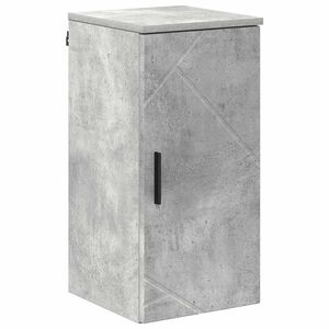 vidaXL Bathroom Cabinet Wall-mounted Concrete Grey 30 x 31.5 x 61 cm