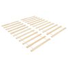 vidaXL Roll up Bed Bases 2 pcs with 11 Slats 90x200 cm Solid Pinewood