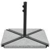 vidaXL Umbrella Weight Plates 4 pcs Grey Granite Triangular 60 kg