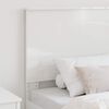 vidaXL Headboard with Headboard Gloss White 100 cm Engineered Wood