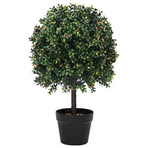 vidaXL Boxwood Ball Green 35 x 35 x 50 cm Plastic