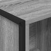 vidaXL Book Cabinet Grey Sonoma 68 x 30 x 108.5 cm Engineered Wood