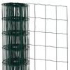 Nature Wire Mesh Rectangular 0,8x10 m Plastic Coated Steel Green