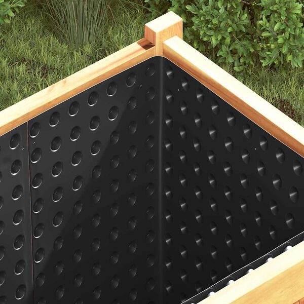 vidaXL Drainage Sheet Black 1 x 10 m HDPE
