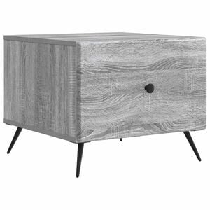 vidaXL Coffee Table Grey Sonoma 49 x 50 x 40 cm Engineered Wood