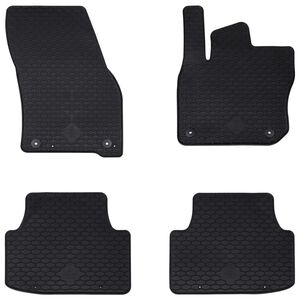 vidaXL Car Mat Black TPE