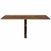 vidaXL Folding Wall Table Smoked Oak 100x60x56 cm Engineered Wood