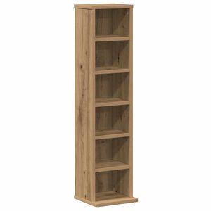 vidaXL CD Cabinet Artisan Oak 21x20x88 cm Engineered Wood