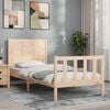 vidaXL Bed Frame without Mattress 100x200 cm Solid Wood Pine