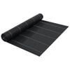 vidaXL Weed Membrane | Black | 100% Polypropylene | UV-resistant materials