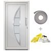 vidaXL Front Door White 108x200 cm