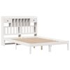 vidaXL Bookcase Bed without Mattress White 160x200 cm Solid Wood Pine